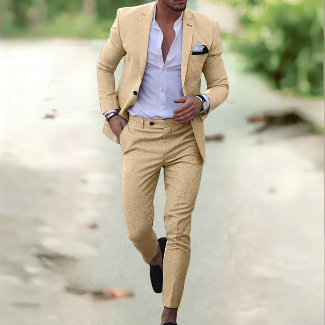Alonso™ – Elegant herrkostym (kavaj + byxor)