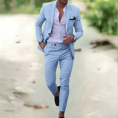 Alonso™ – Elegant herrkostym (kavaj + byxor)