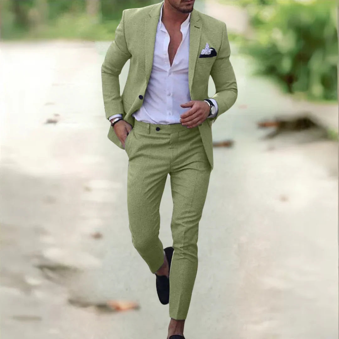 Alonso™ – Elegant herrkostym (kavaj + byxor)