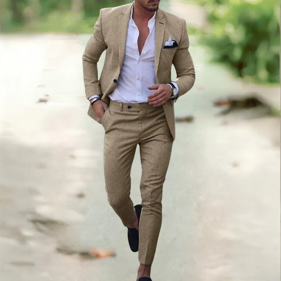 Alonso™ – Elegant herrkostym (kavaj + byxor)