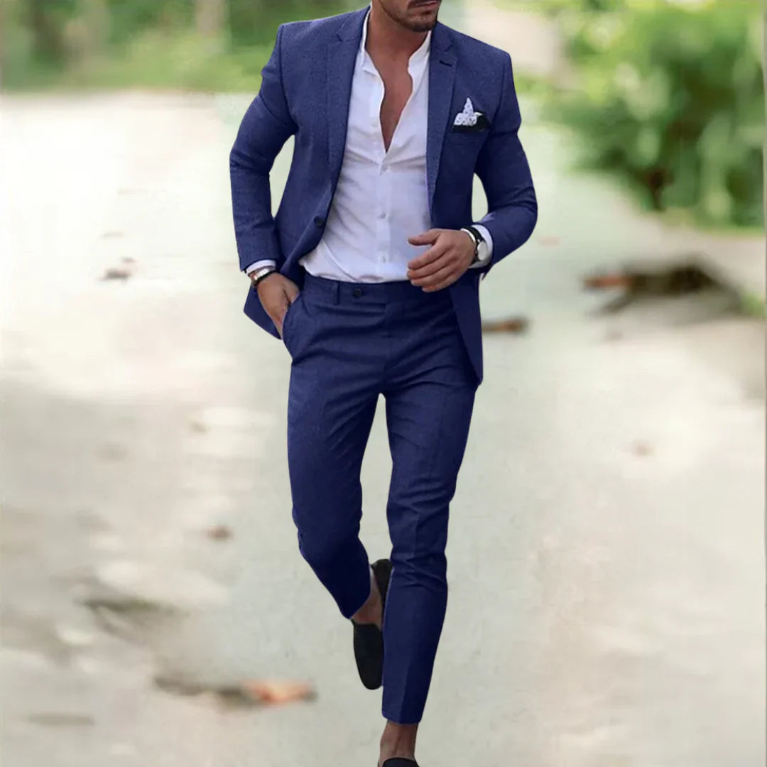 Alonso™ – Elegant herrkostym (kavaj + byxor)