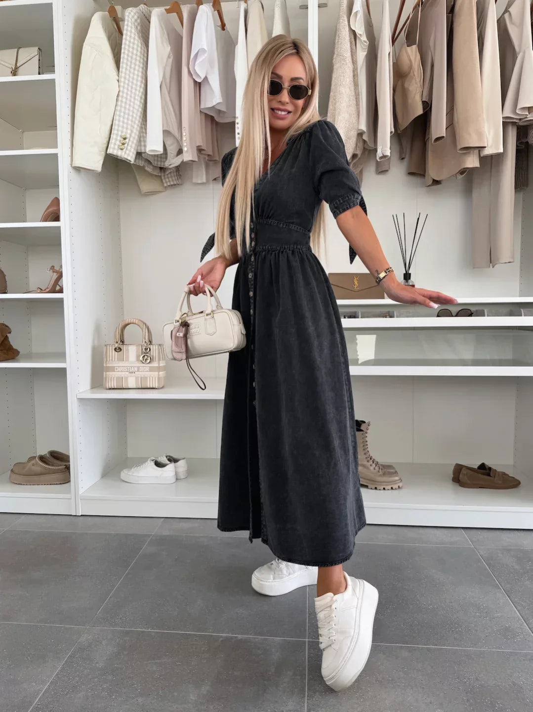 Ivanka | Strålande denimklänning