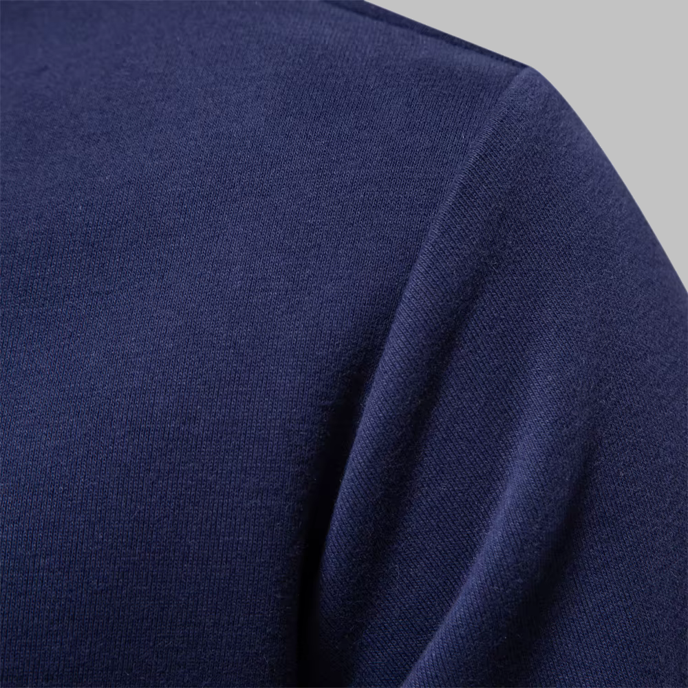 Stilren och bekväm polo-sweatshirt