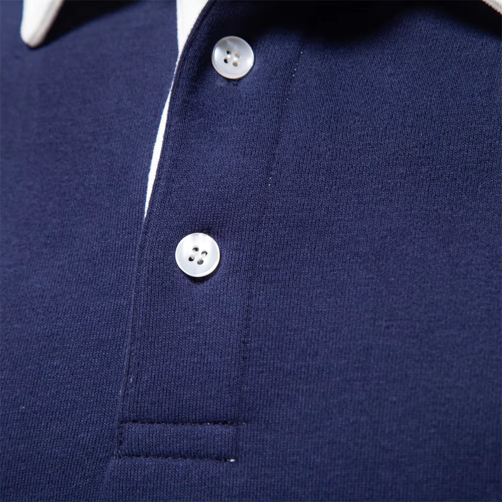 Stilren och bekväm polo-sweatshirt