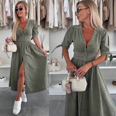 Ivanka | Strålande denimklänning